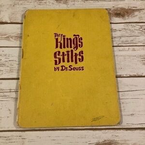 Rare Vintage The Kings Stilts By Dr. Seuss 1939